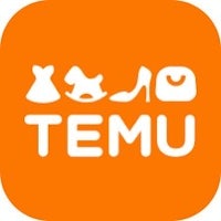 temu app icon on an orange background